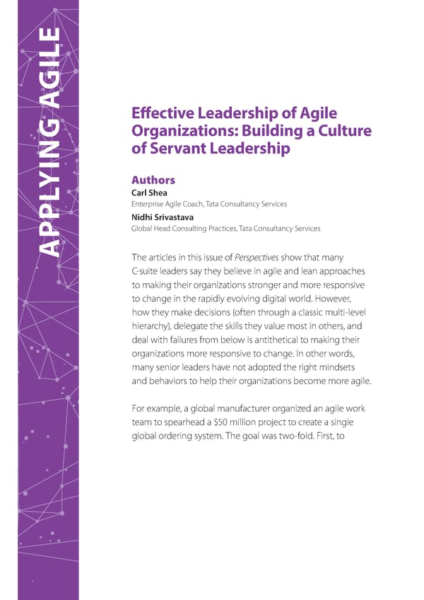 Enterprise Agility:  Pushing Innovation to the  Edge of the Organization - Page 11