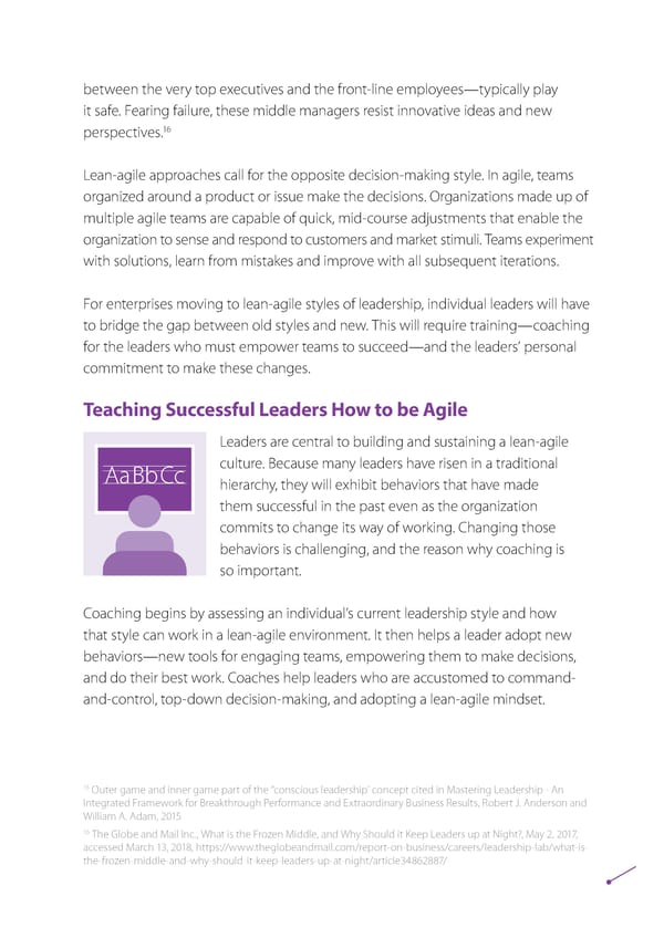 Enterprise Agility:  Pushing Innovation to the  Edge of the Organization - Page 14