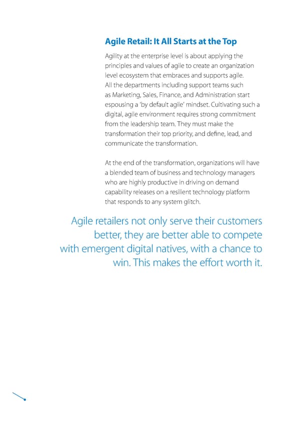 How Retail CEOs Can Drive Agile to Grow Their Business - Page 11