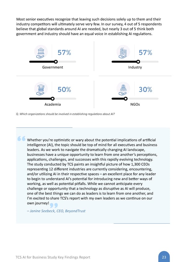 TCS AI for Business Study: Key Findings Report - Page 23