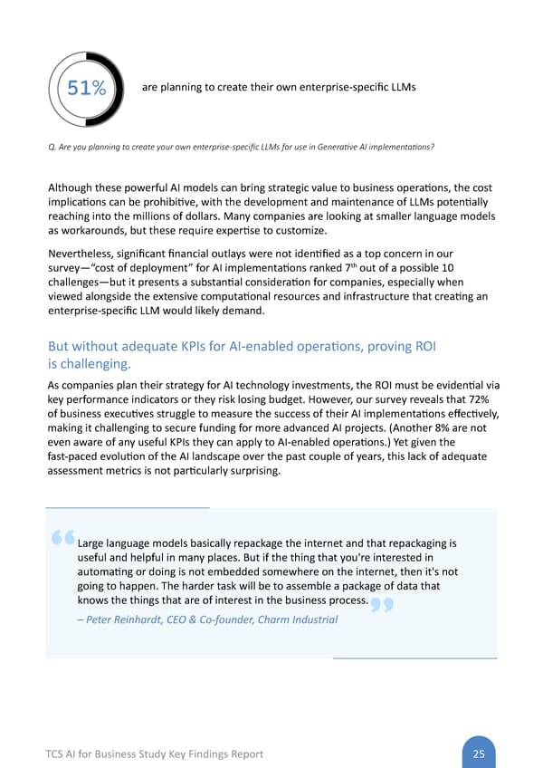 TCS AI for Business Study: Key Findings Report - Page 25