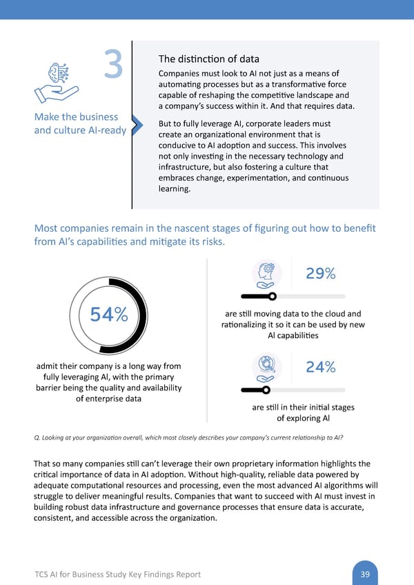 TCS AI for Business Study: Key Findings Report - Page 39